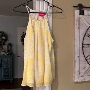 Lily Pulitzer for Target Halter top Size M-bright yellow